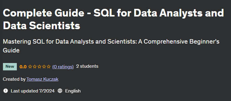 Pictures · Udemy — Complete Guide – SQL for Data Analysts and Data Scientists 2024-7