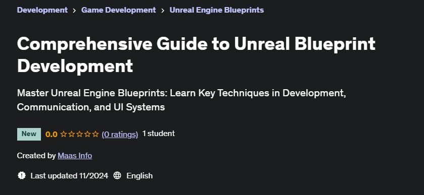 Pictures · Comprehensive Guide to Unreal Blueprint Development 2024-11
