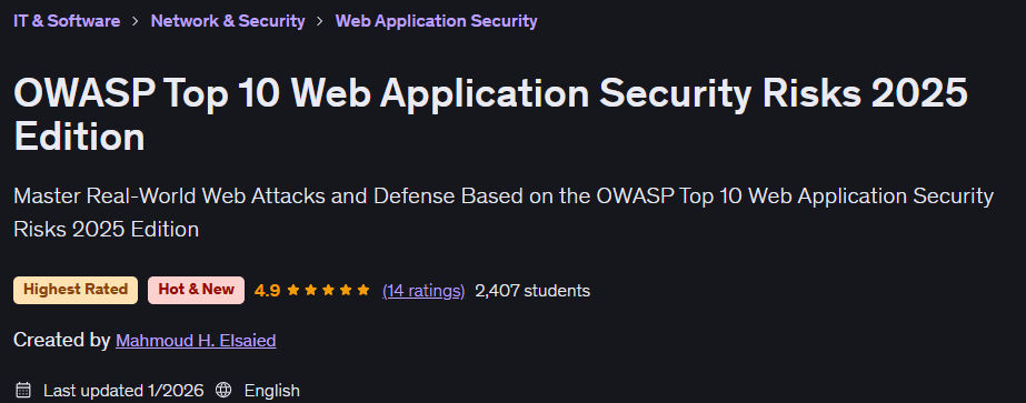 Bilder · OWASP Top 10 Sicherheitsrisiken für Webanwendungen 2025 Ausgabe 2026-1