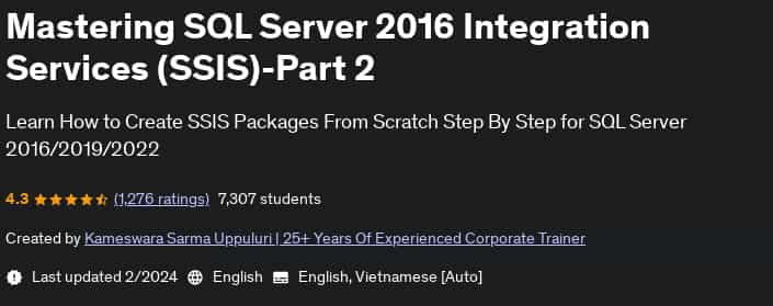 Pictures · Udemy — Mastering SQL Server 2016 Integration Services (SSIS)-Part 2 2024-2