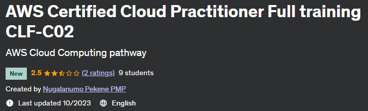 Pictures · Udemy — AWS Certified Cloud Practitioner Full training CLF-C02 2023-10