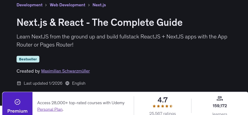 Pictures · Next.js & React – The Complete Guide 2026-1