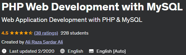 Pictures · Udemy — PHP Web Development with MySQL 2020-2
