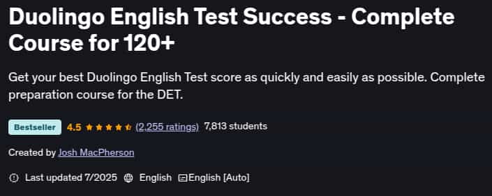Pictures · Duolingo English Test Success – Complete Course for 120+ 2025-7