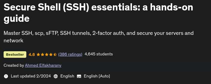 Pictures · Udemy — Secure Shell (SSH) essentials: a hands-on guide 2024-2