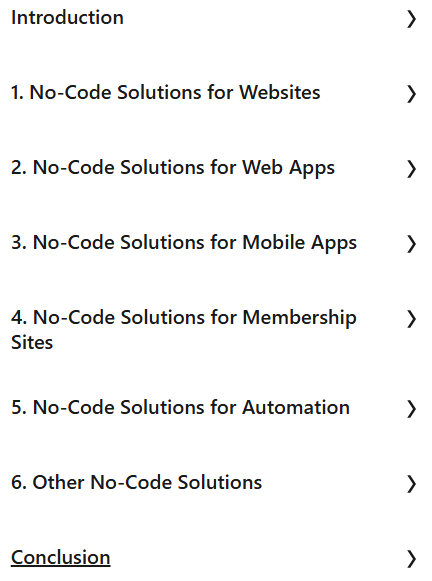 Course topics · LinkedIn — No-Code Solutions for Web Sites And Apps 2023-4
