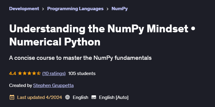 Pictures · Understanding the NumPy Mindset • Numerical Python 2024-4