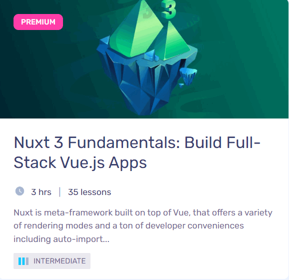 Pictures · VueSchool — Vue School – Nuxt 3 Fundamentals: Build Full-Stack Vue.js Apps 2025-2