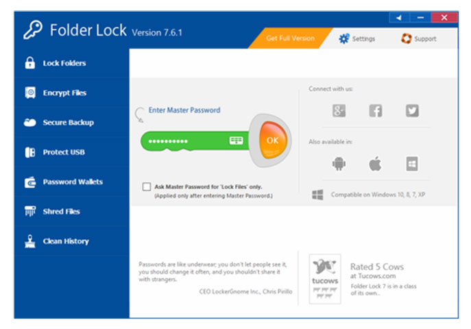 Pictures · Folder Lock 10.1.9