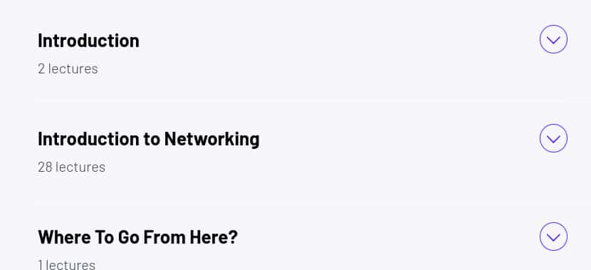 Course topics · ZeroToMastery — Introduction to Networking 2025-4