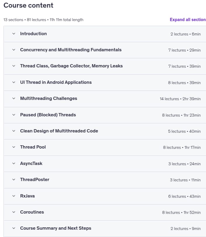 Kursthemen · Android Multithreading umfassender Kurs 2024-3