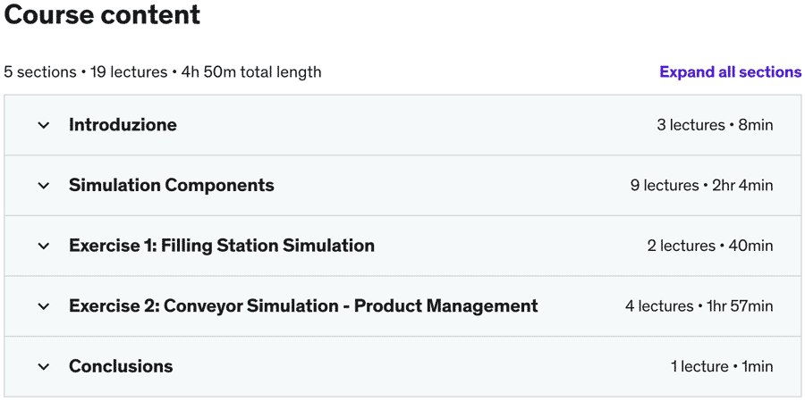 Course topics · Udemy — PLC Programming – Basics of Simulation with CoDeSys 2021-10