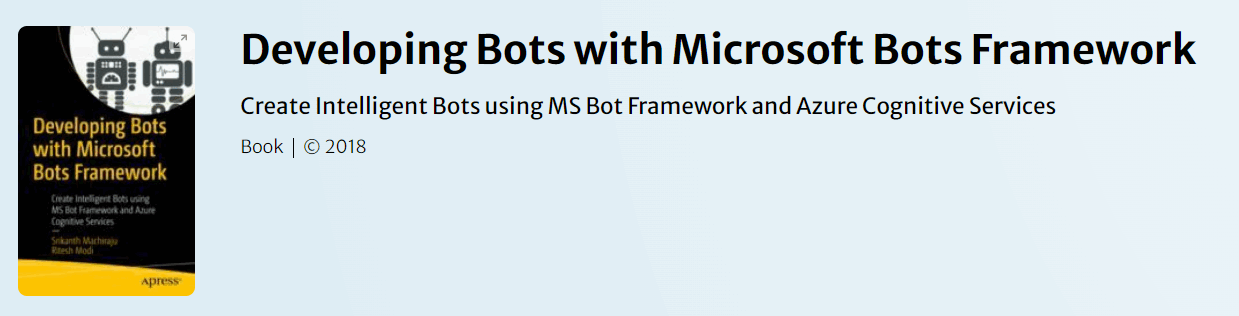 Bilder · Apress – Entwicklung von Bots mit dem Microsoft Bots Framework 2018