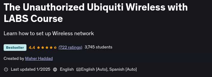 Pictures · Udemy — The Unauthorized Ubiquiti Wireless with LABS Course 2025-1