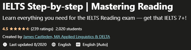 Pictures · Udemy — IELTS Step-by-step | Mastering Reading 2020-8