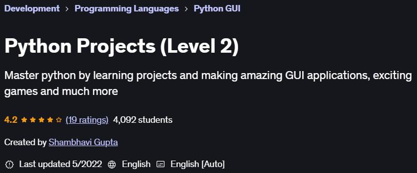 Pictures · Python Projects (Level 2) 2022-3