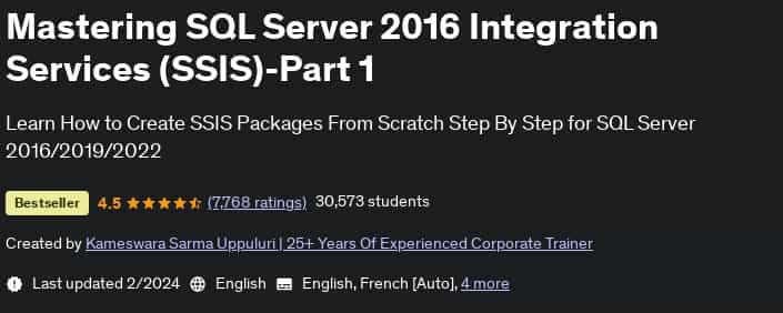 Pictures · Udemy — Mastering SQL Server 2016 Integration Services (SSIS)-Part 1 2024-2