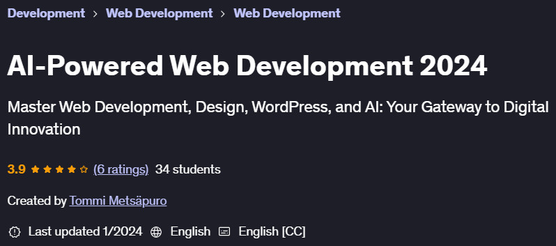 Pictures · Udemy — AI-Powered Web Development 2024 2024-1