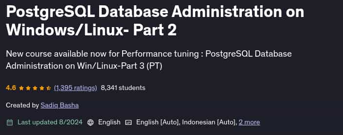 الصور · PostgreSQL إدارة قاعدة البيانات على Windows/Linux- الجزء 2 2024-8