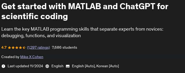 Pictures · Udemy — Get started with MATLAB and ChatGPT for scientific coding 2024-11/2025-2