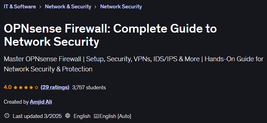 الصور · OPNsense Firewall: دليل كامل للأمن الشبكي 2025-3