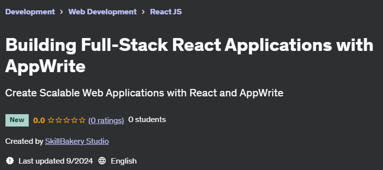 Pictures · Building Full-Stack React Applications with AppWrite 2024-9