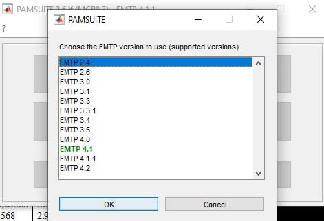 Pictures · EMTP 4.3.1 + PAMSUITE R2.6
