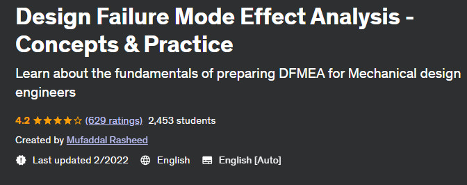 Pictures · Udemy — Design Failure Mode Effect Analysis – Concepts & Practice 2022-2