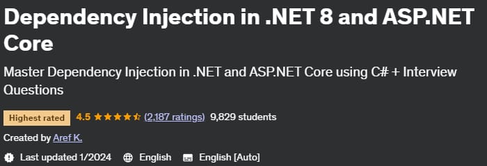 Pictures · Udemy — Dependency Injection in .NET 8 and ASP.NET Core 2021-11