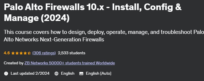 Pictures · Palo Alto Firewalls 10.x – Install, Config & Manage (2024) 2024-2