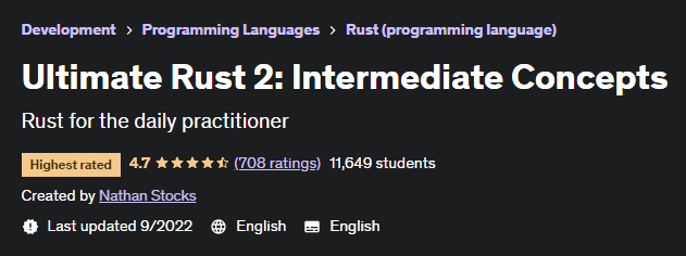Pictures · Udemy — Ultimate Rust 2: Intermediate Concepts 2022-9