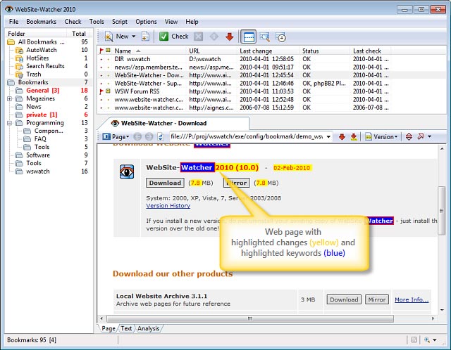 Pictures · WebSite-Watcher 2020 v20.5 Business Edition
