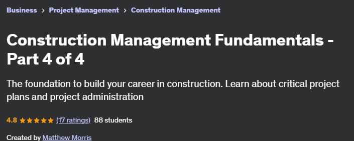 Pictures · Udemy — Construction Management Fundamentals – Part 4 of 4 2020-10