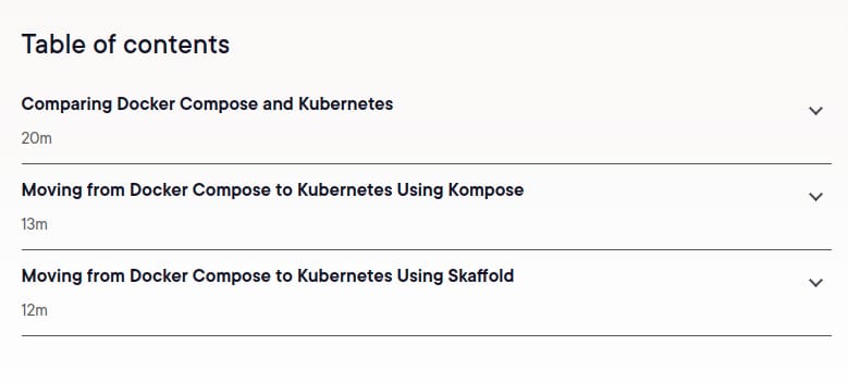 कोर्स के विषय · Kubernetes सॉफ्टवेयर विकास के लिए: स्थानांतरित Docker बनाने के लिए Kubernetes 2025-10
