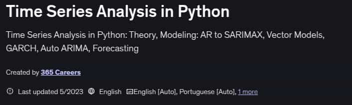 Pictures · Udemy — Time Series Analysis in Python 2023-5