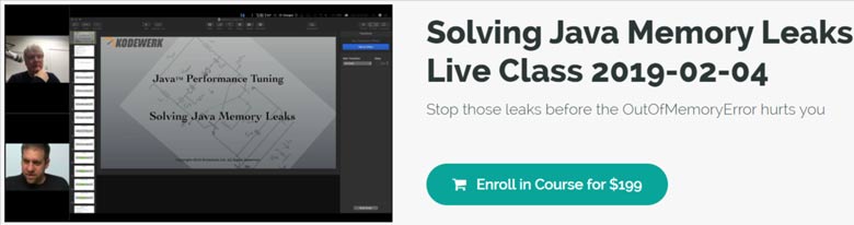 Pictures · JavaSpecialists — Solving Java Memory Leaks Live Class 2019-2