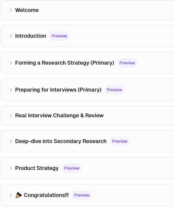 موضوعات الدورة · Designership - أبحاث واستراتيجية UX العملية 2024-11