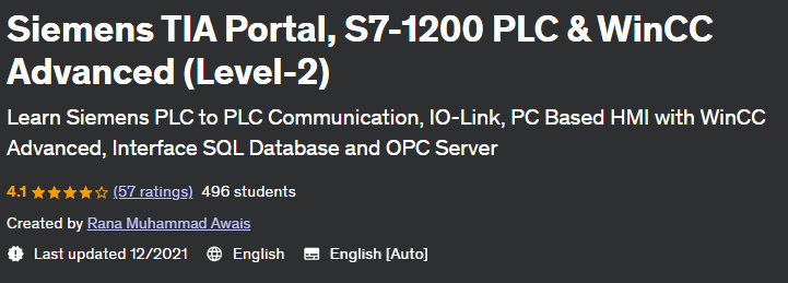 Pictures · Siemens TIA Portal, S7-1200 PLC & WinCC Advanced (Level-2) 2021-12