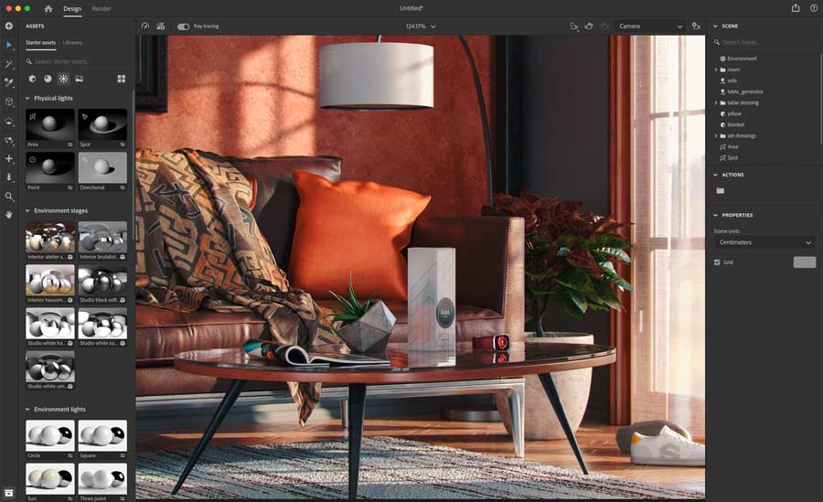 चित्र · एडोब Substance 3D Stager 3.1.6 x64
