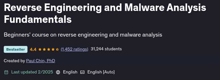 Pictures · Reverse Engineering and Malware Analysis Fundamentals 2025-2