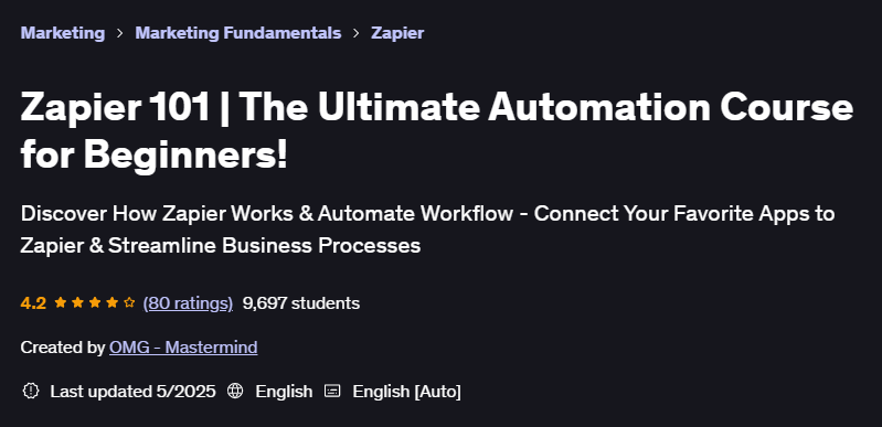 Pictures · Udemy — Zapier 101 | The Ultimate Automation Course for Beginners! 2023-4