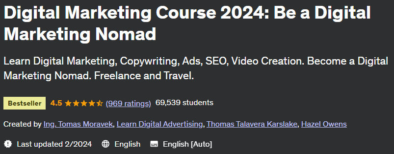 Pictures · Digital Marketing Course 2024: Be a Digital Marketing Nomad 2021-4