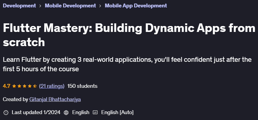 Pictures · Udemy — Flutter Mastery: Building Dynamic Apps from scratch 2024-1