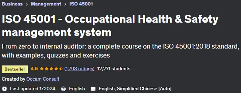 Pictures · Udemy — ISO 45001 – Occupational Health & Safety management system 2022-9