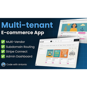 Code With Antonio – Bauen Sie ein Multi-Tenant-E-Commerce mit Next.jsTailwind v4 und Stripe Connect 2025-8