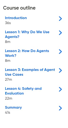 Course topics · Oreilly – How Agents Work 2026-5