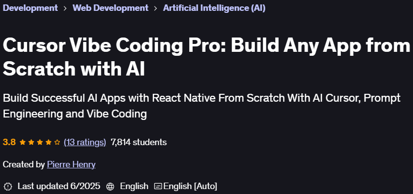 Pictures · Udemy — Cursor Vibe Coding Pro: Build Any App from Scratch with AI 2025-5