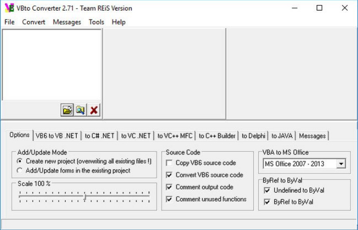 Pictures · VBto Converter 2.80