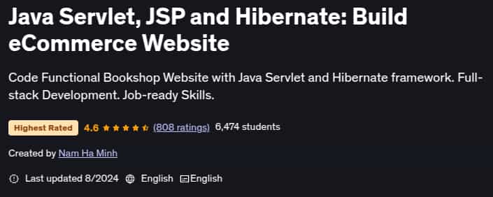 Pictures · Udemy — Java Servlet, JSP and Hibernate: Build eCommerce Website 2024-8