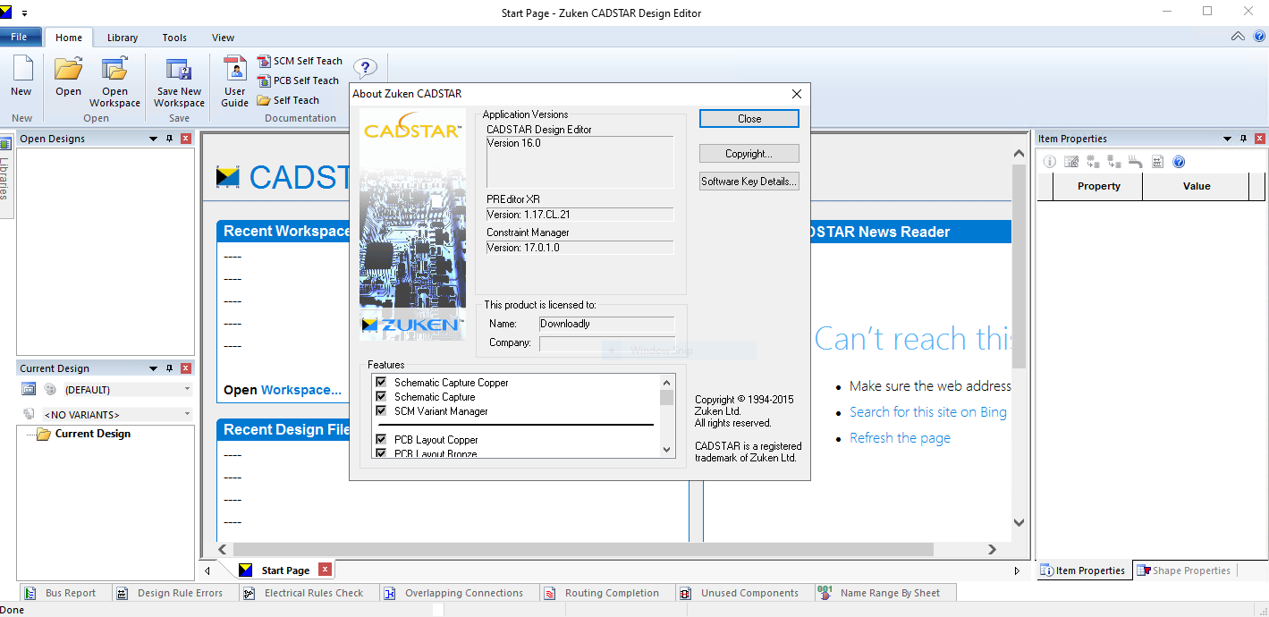 Pictures · Zuken Cadstar 16.0 x86/x64